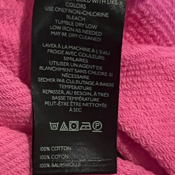 New Anthropology Pilcrow Hot Pink hoodie top sz XS - Picture 4 of 4